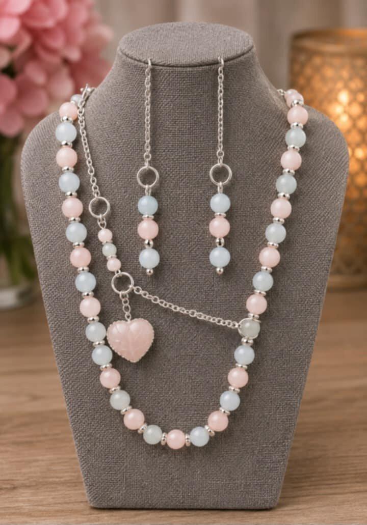 Rose & Sky Heart Set