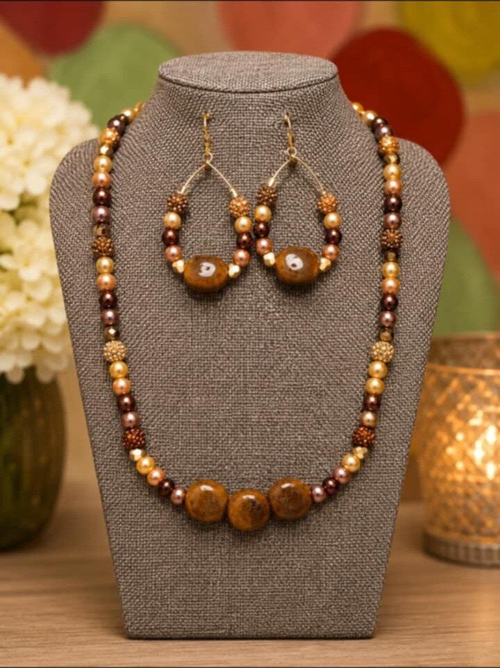 Tiger's Eye Golden Set
